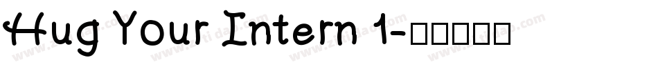 Hug Your Intern 1字体转换